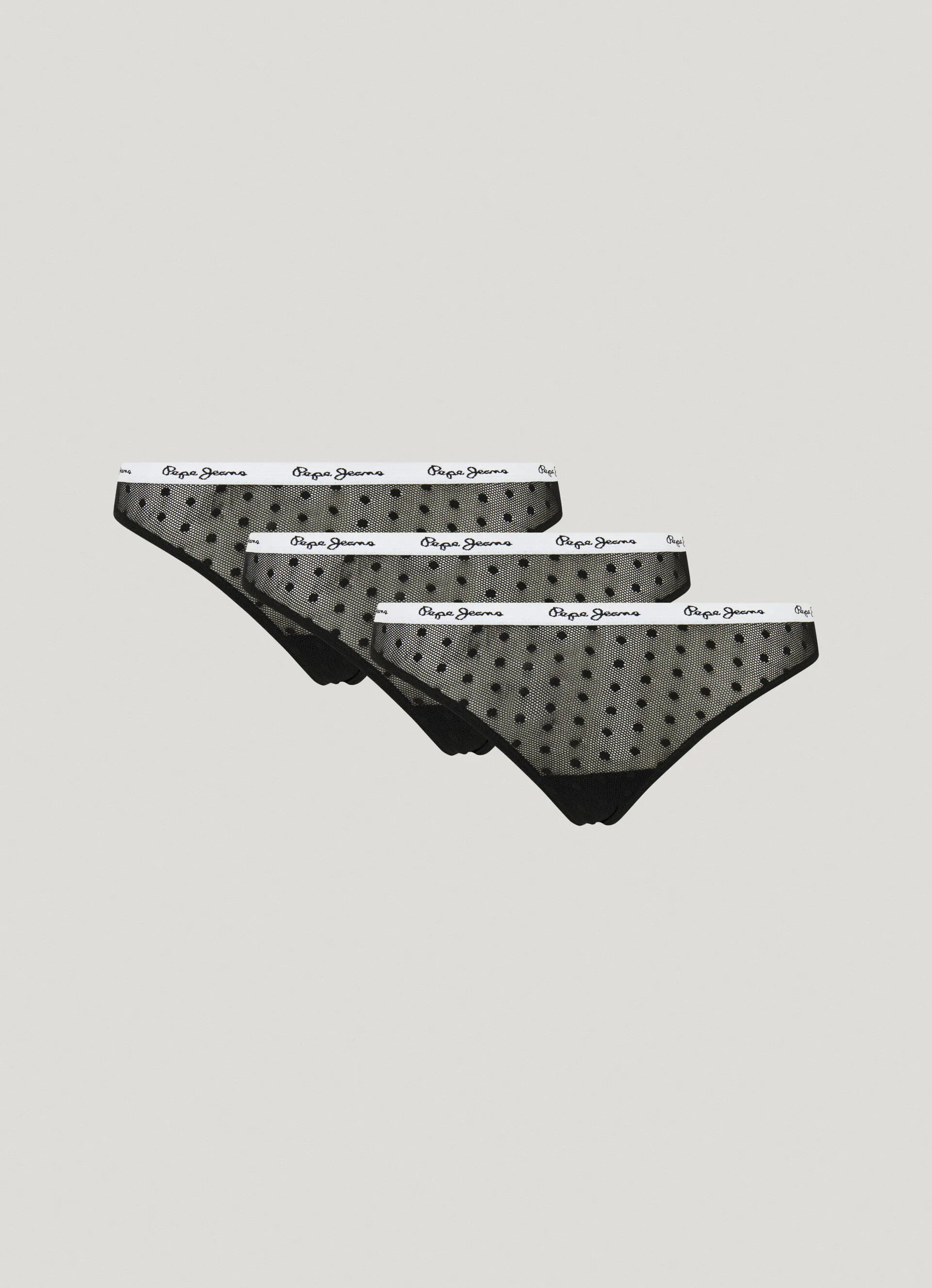 3pack tangas estampado puntos
