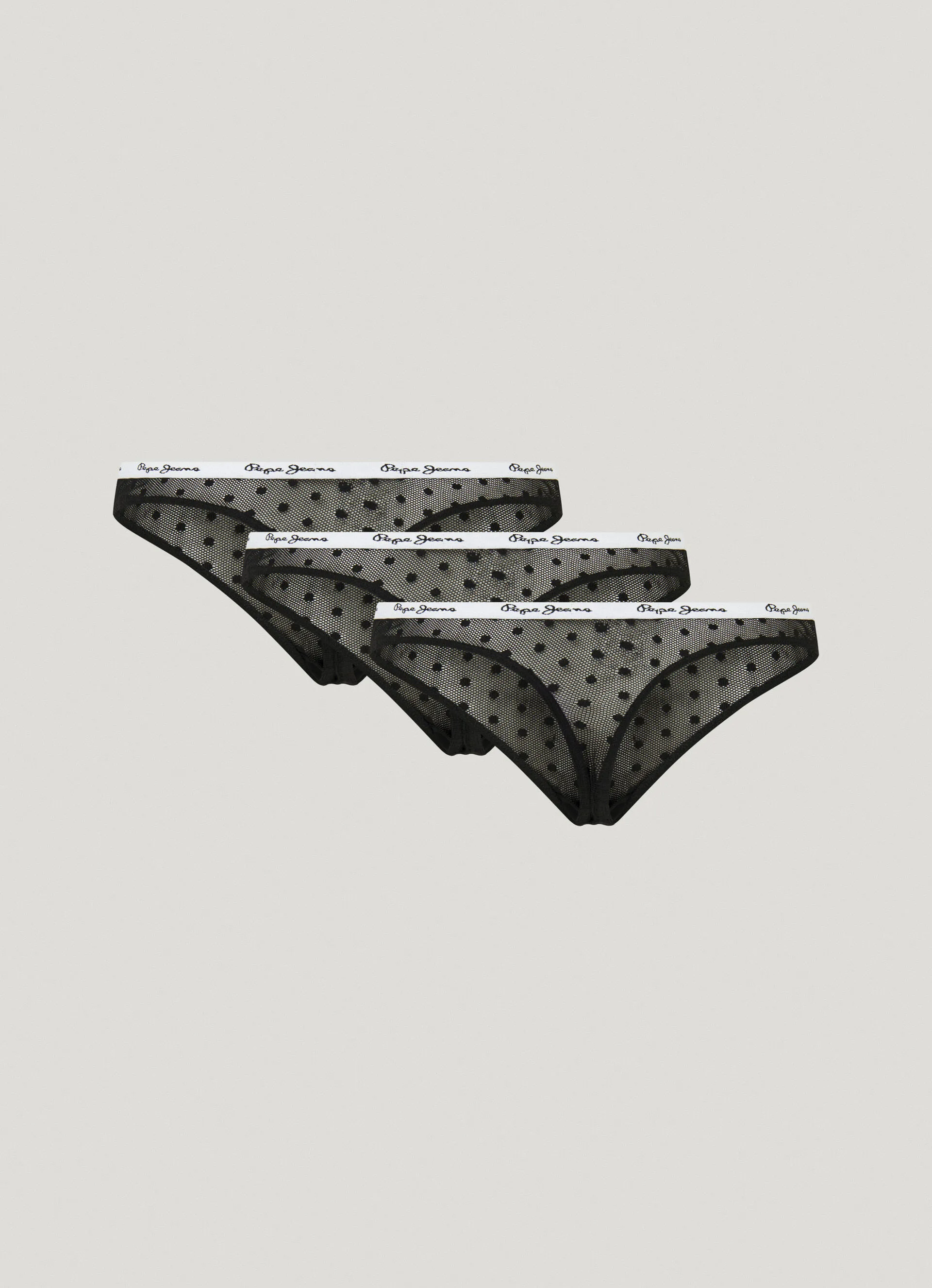 3pack tangas estampado puntos