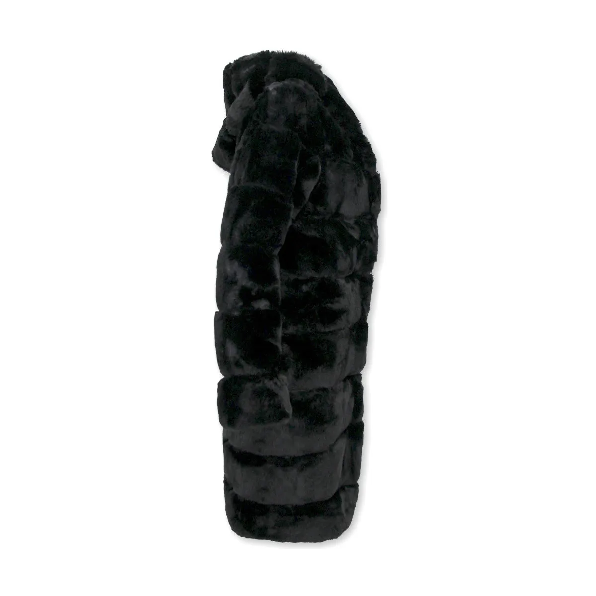 Abrigo De Piel Capucha Para Mujer Z