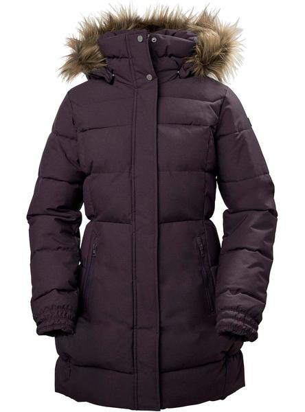 abrigo helly hansen blume granate para mujer