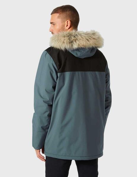 Abrigo Helly Hansen Petrol Parka azul para hombre
