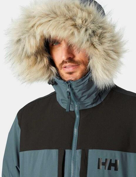 Abrigo Helly Hansen Petrol Parka azul para hombre