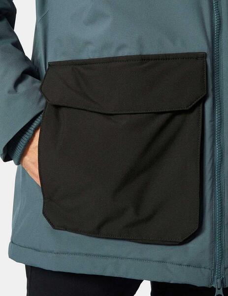 Abrigo Helly Hansen Petrol Parka azul para hombre
