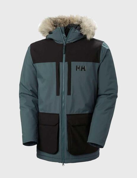 Abrigo Helly Hansen Petrol Parka azul para hombre