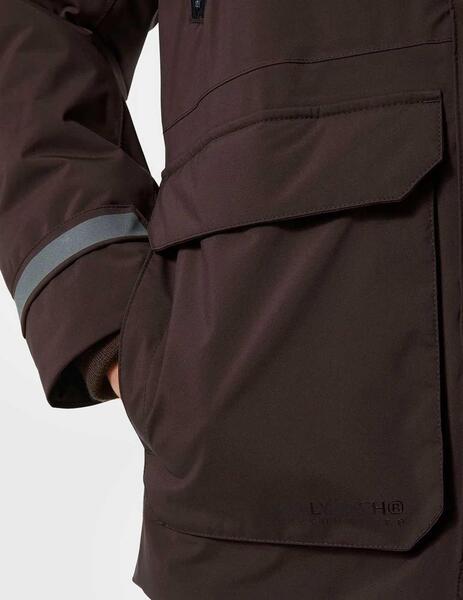 Abrigo Helly Hansen Reine Parka marrón para hombre