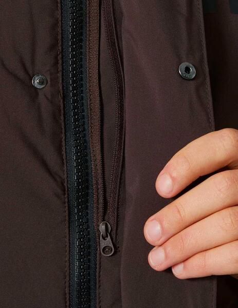 Abrigo Helly Hansen Reine Parka marrón para hombre
