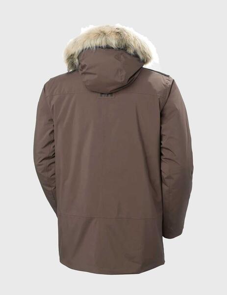 Abrigo Helly Hansen Reine Parka marrón para hombre