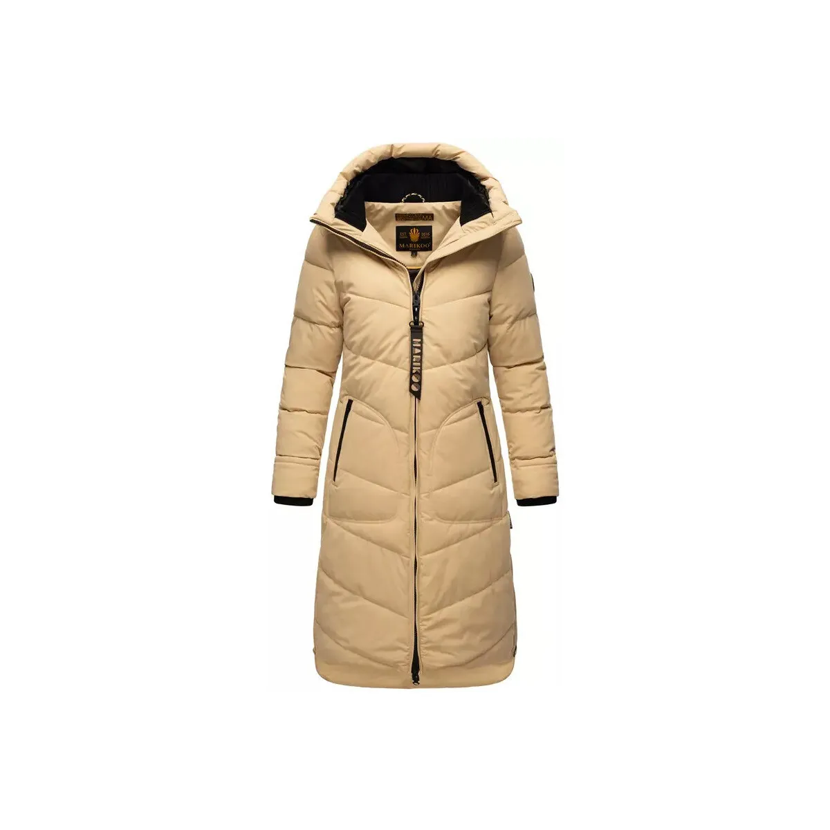 Abrigo largo de invierno acolchado para mujer BENIKOO