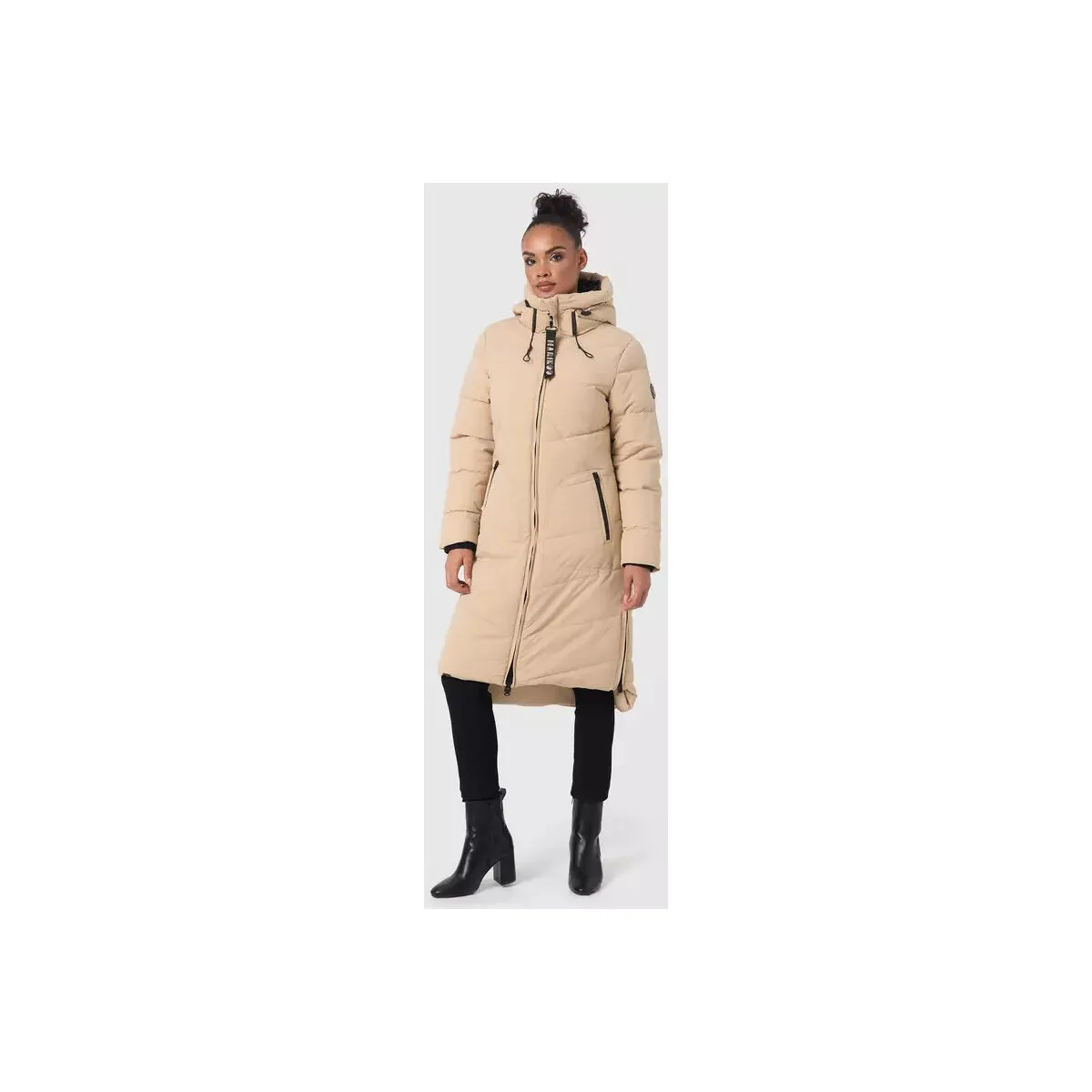 Abrigo largo de invierno acolchado para mujer BENIKOO