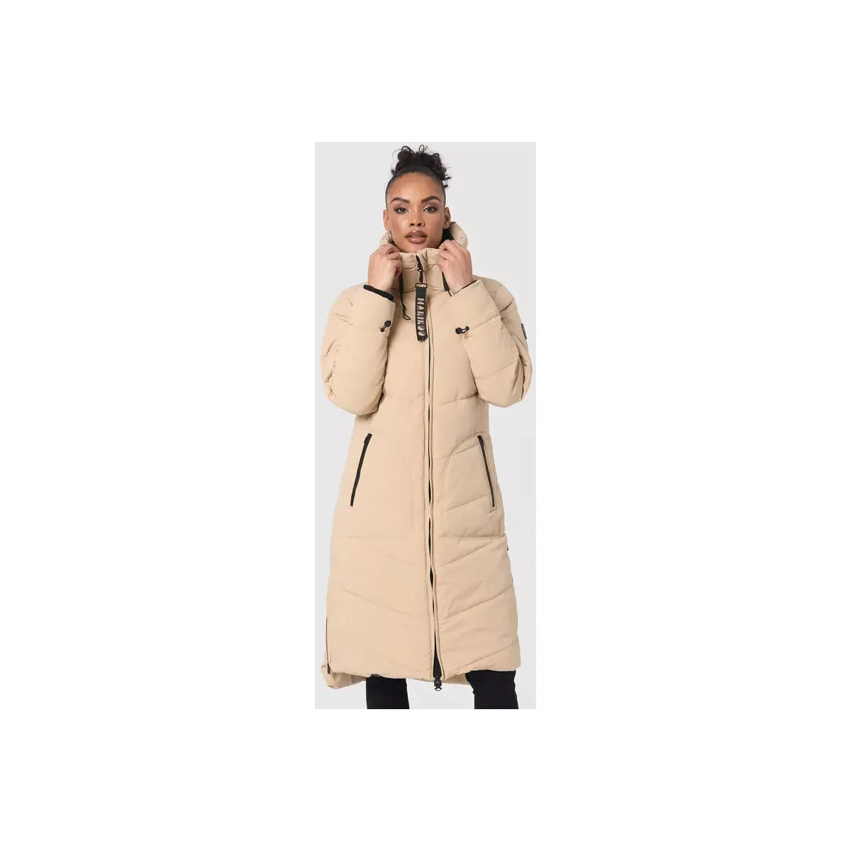 Abrigo largo de invierno acolchado para mujer BENIKOO
