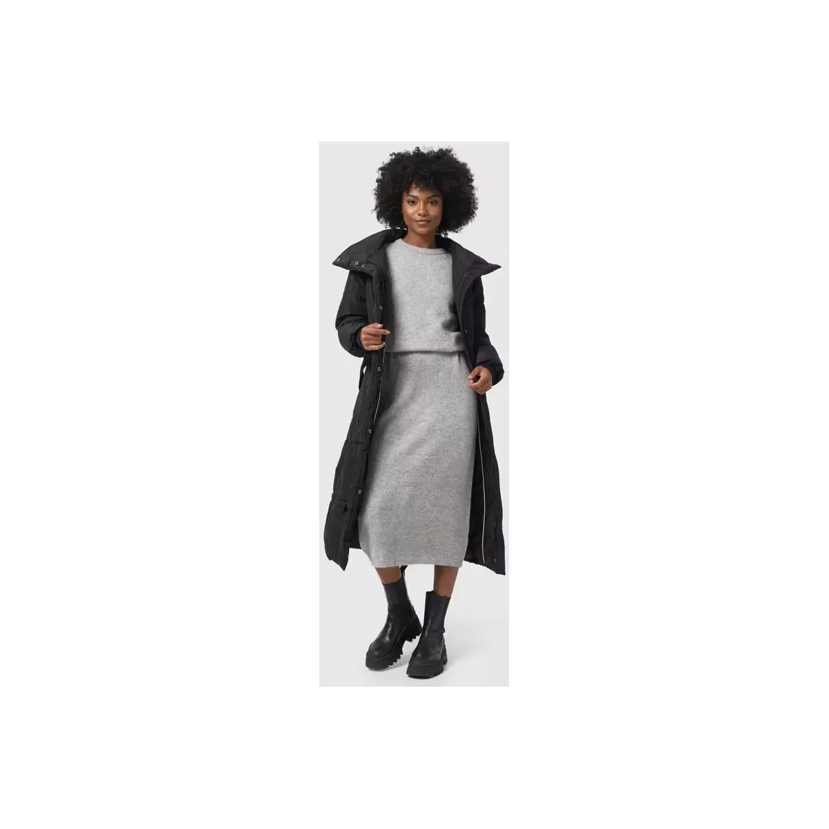 Abrigo largo de invierno para mujer MIRENAA