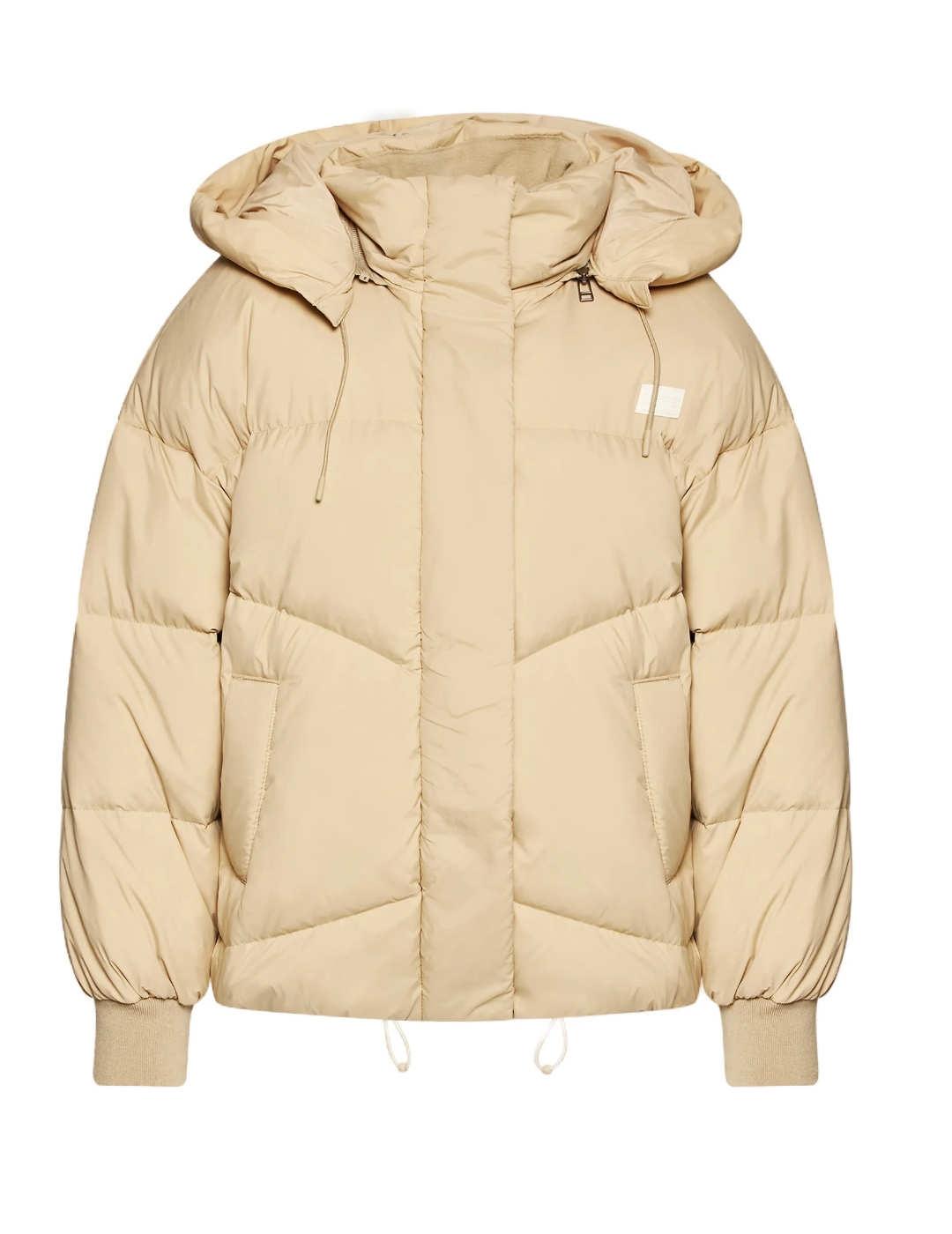 ABRIGO LEVIS PUFFER COLOR CREMA PARA MUJERB