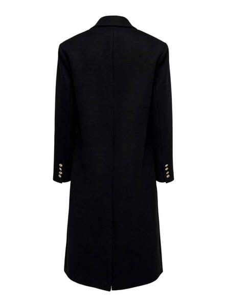 Abrigo Only Emma Military Negro Para Mujer