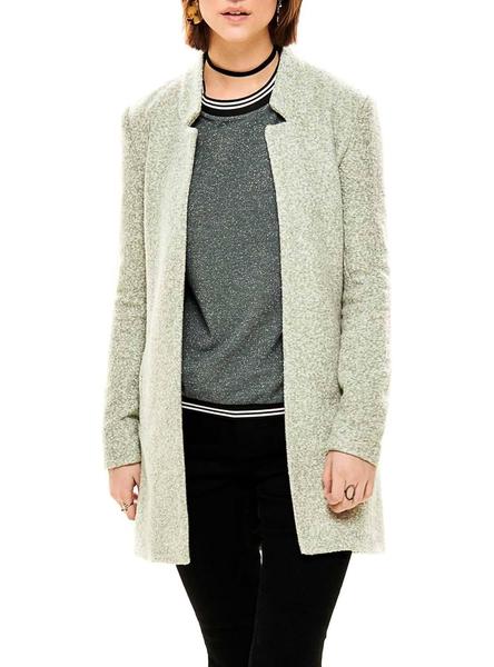 abrigo only once soho verde para mujer