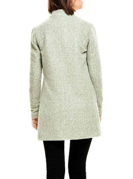 abrigo only once soho verde para mujer