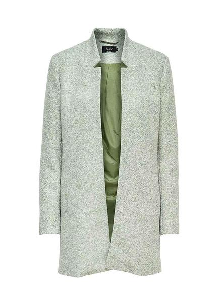 abrigo only once soho verde para mujer
