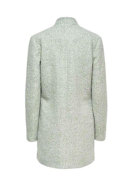 abrigo only once soho verde para mujer