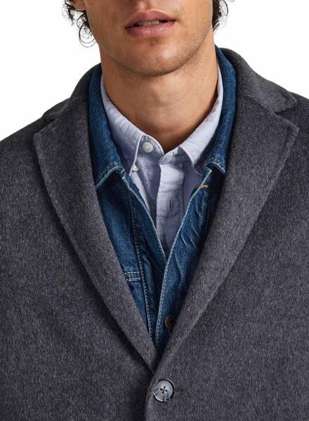 Abrigo Pepe Jeans Brighton Gris para Hombre