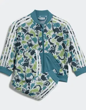Adidas Chándal Dino Camo Allover Print Shiny Polyester