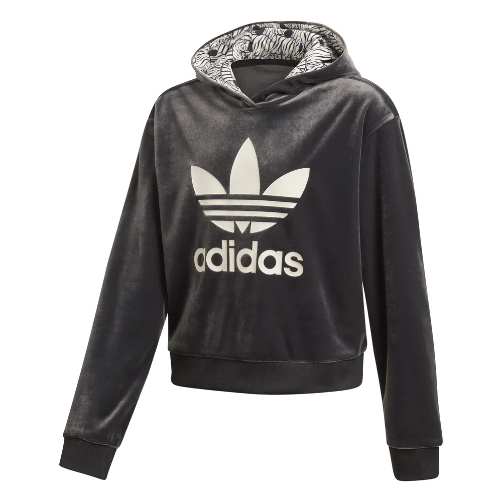 Adidas Originals Junior Crop Hood "Zebra Stripes"