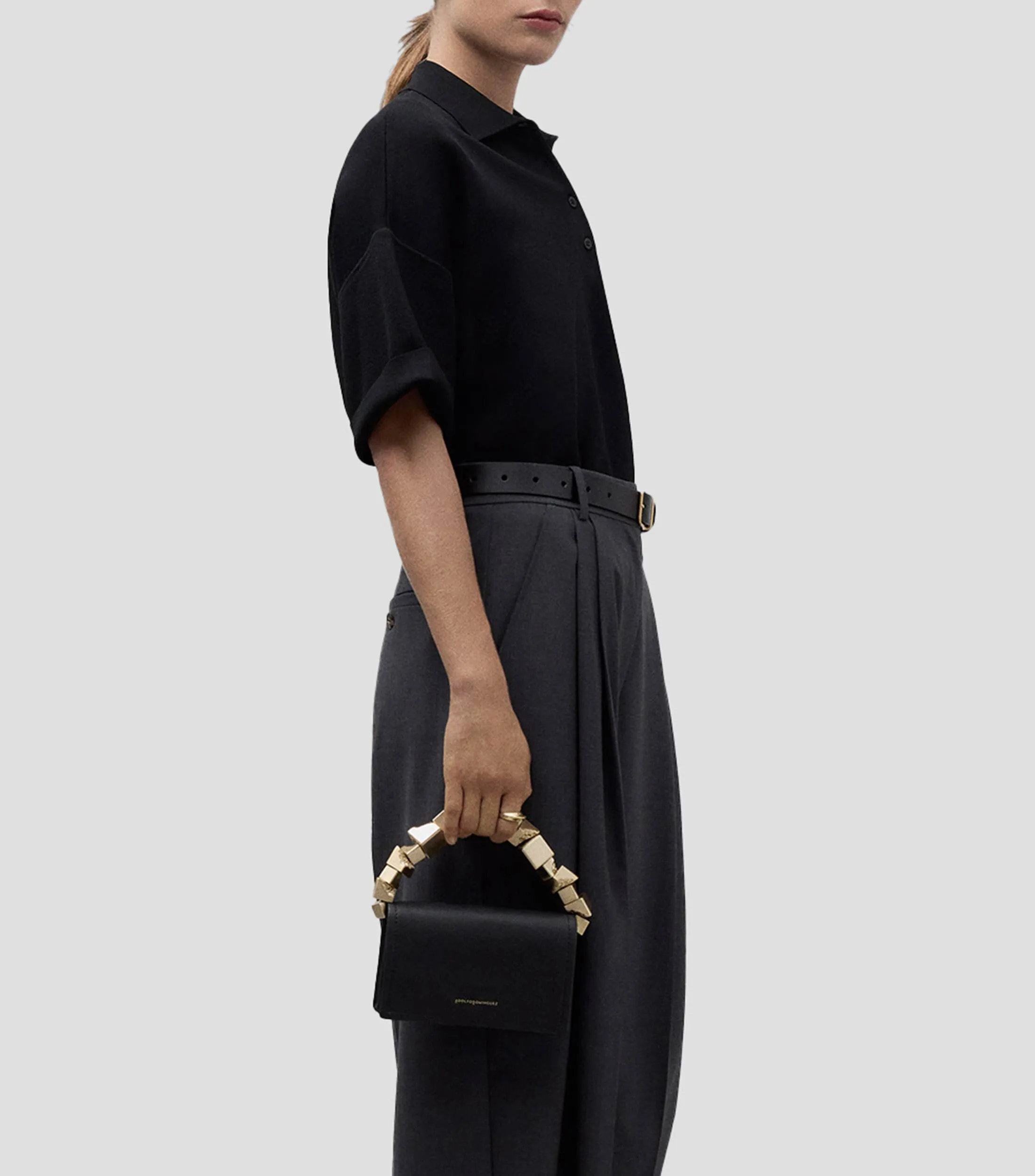 Adolfo Dominguez Bolso Crossbody con Logotipo Mujer
