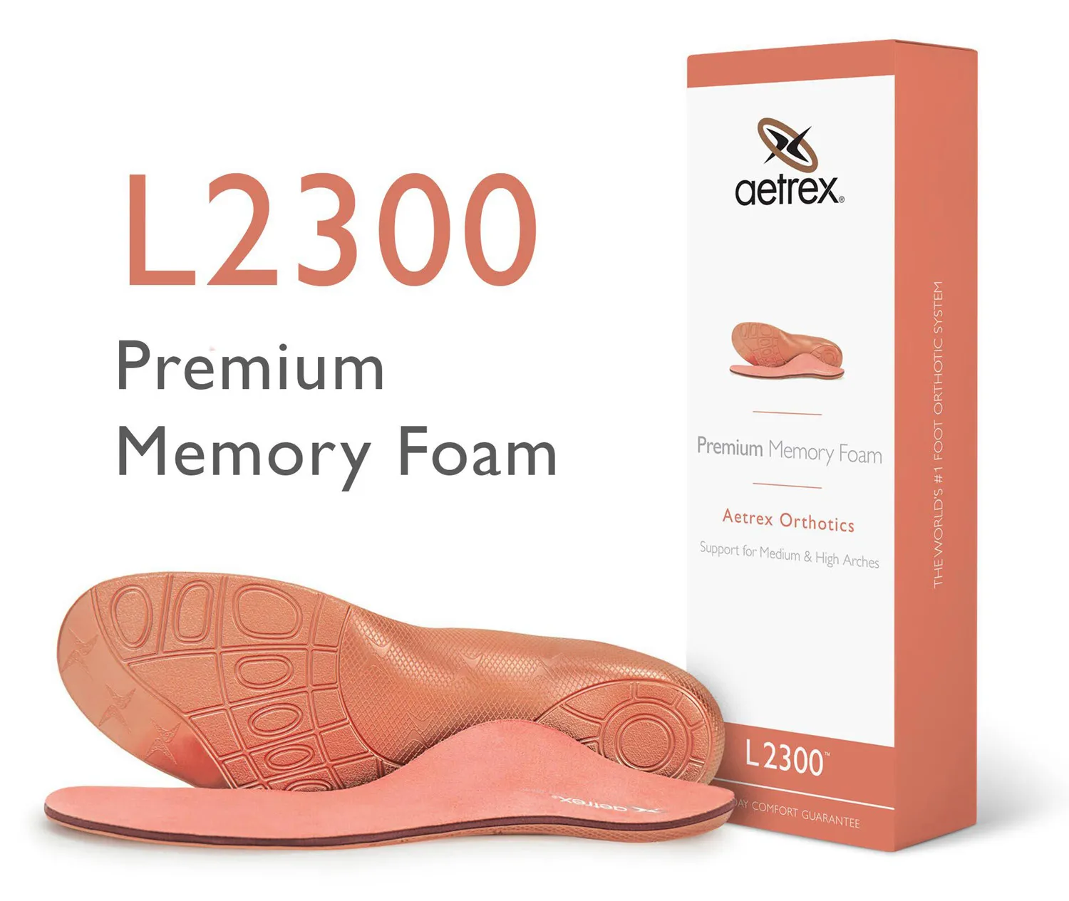 AETREX Plantilla ortopÒdica de espuma viscoelßstica premium para mujer Aetrex para mayor comodidad