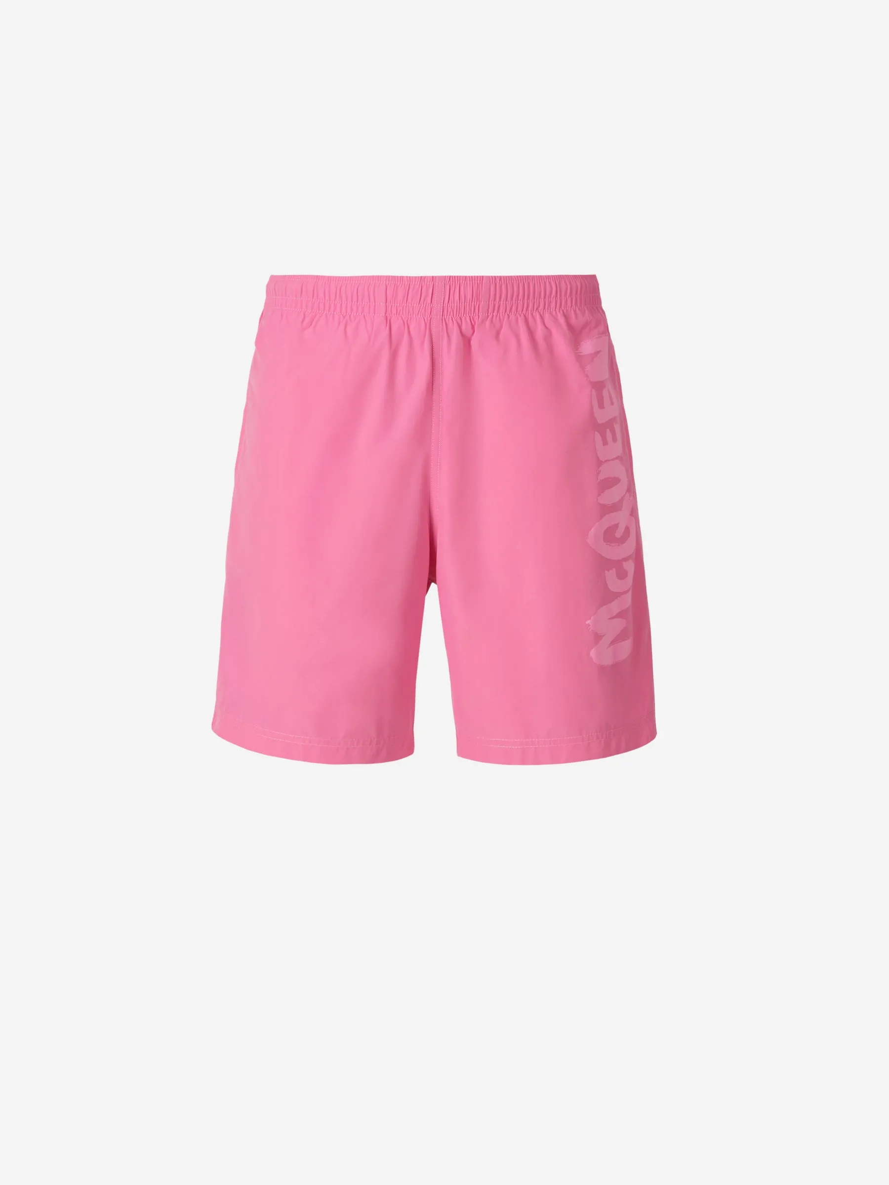 Alexander McQueen Bañador Logo Graffiti