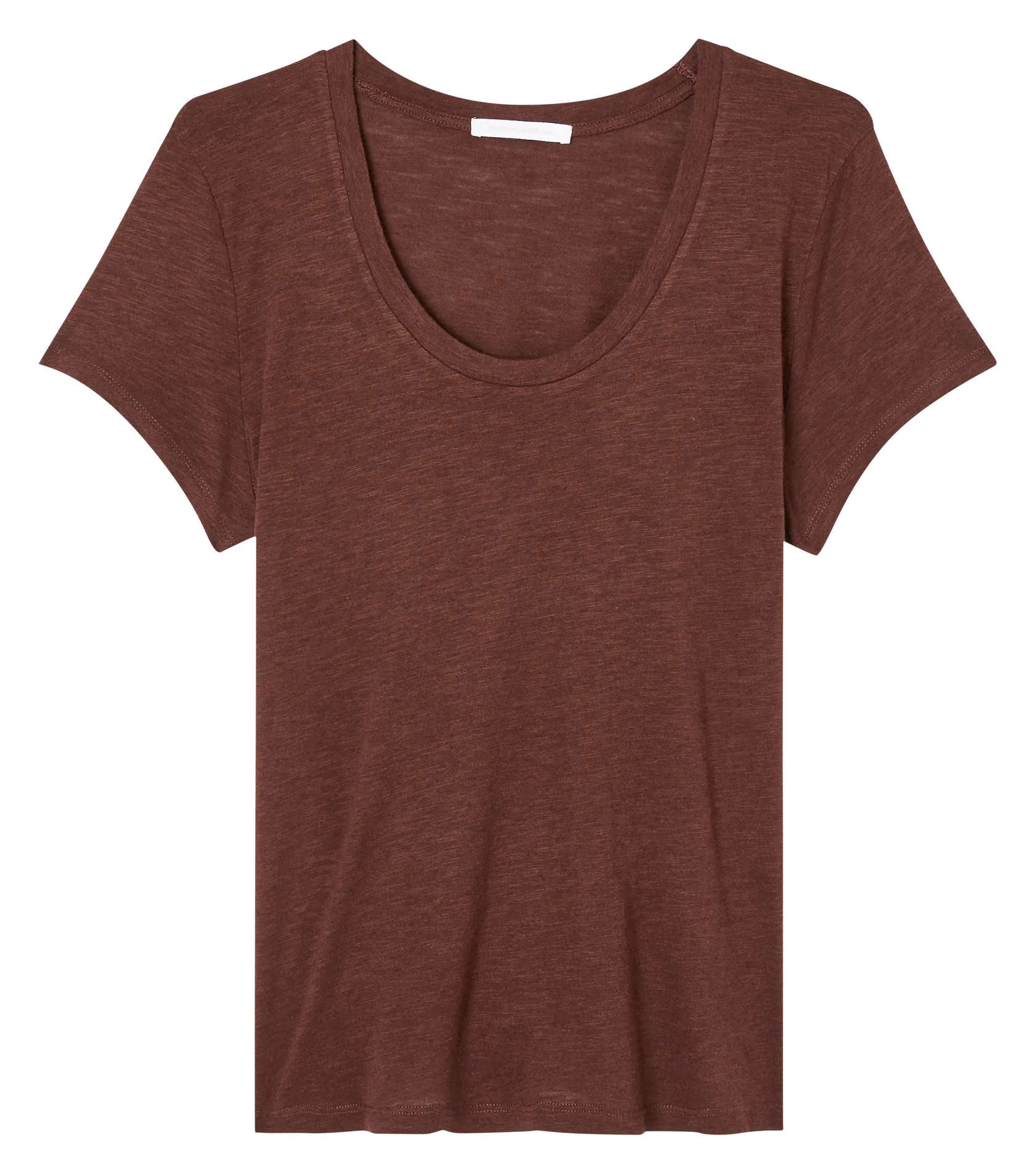 AMERICAN VINTAGE JACKSONVILLE  CAMISETA DE CUELLO REDONDO CON MANGA 7/8 EN MARRON