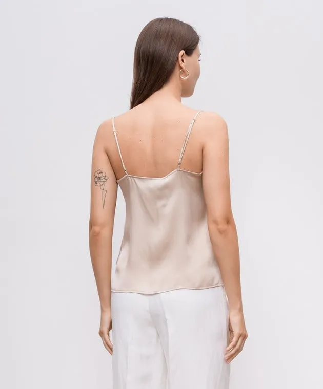 Anine Bing Beige silk top