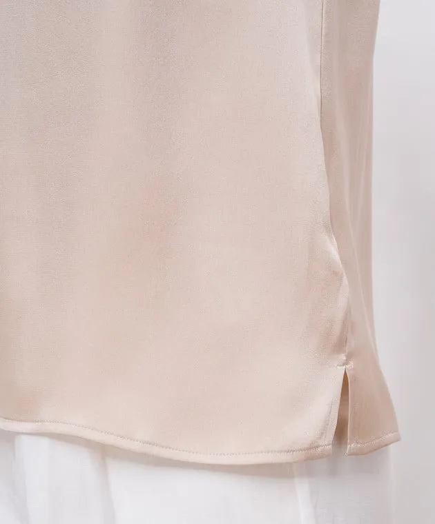 Anine Bing Beige silk top
