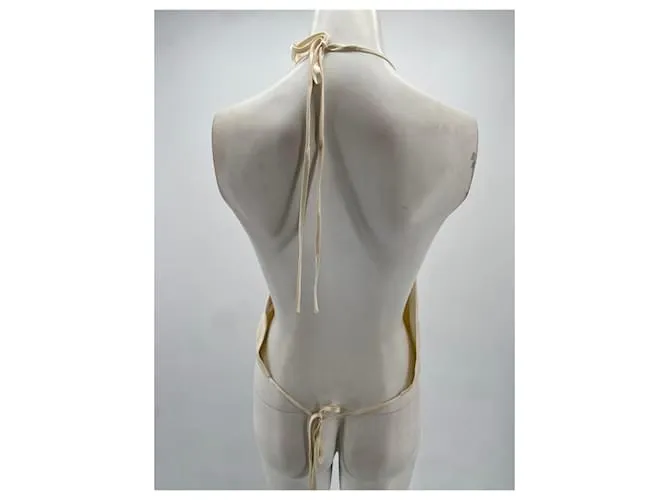 ANINE BING  Tops T.Internacional XS Seda Beige 