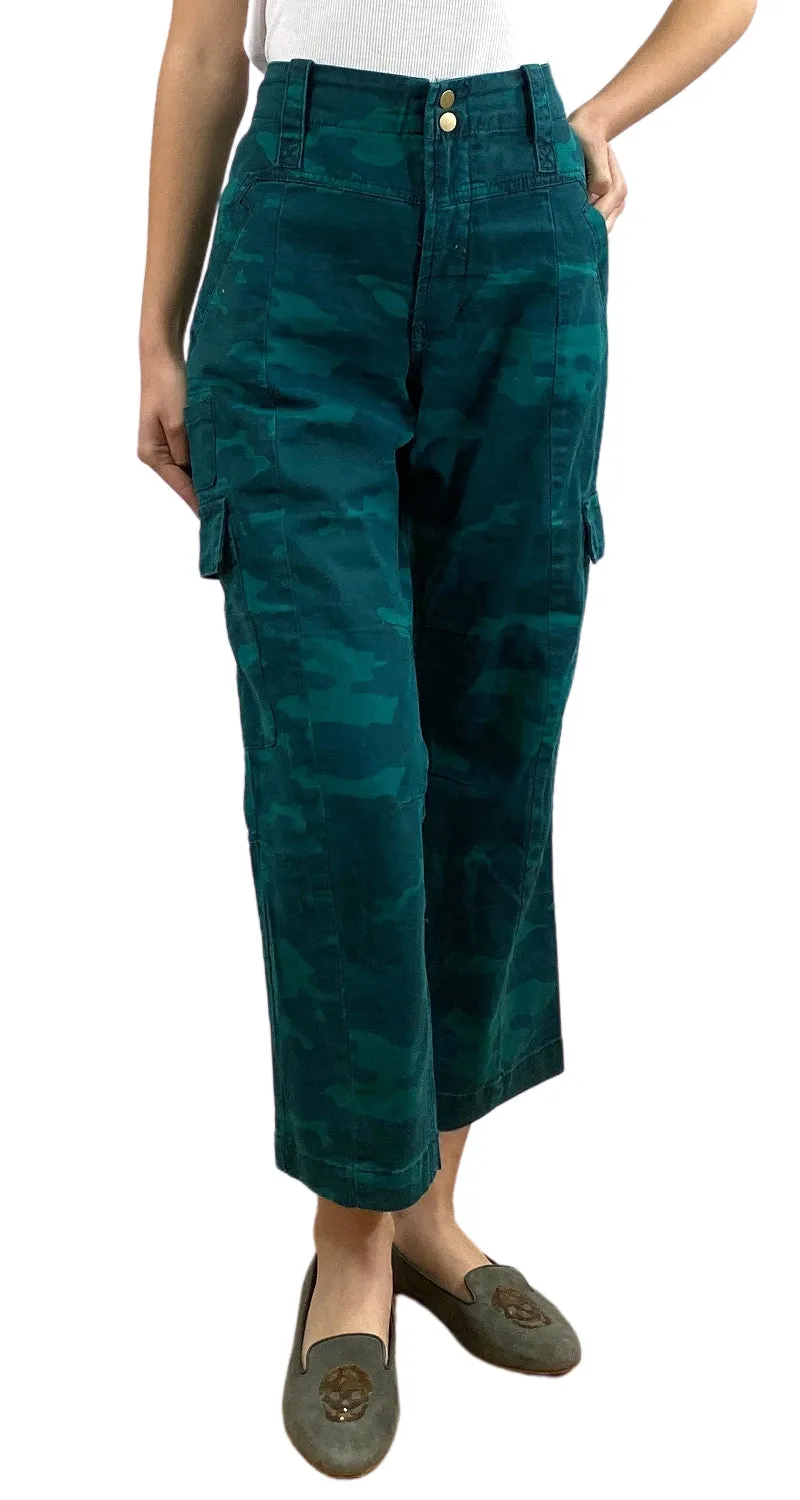 ANTHROPOLOGIE Pantalón Camuflaje Cargo