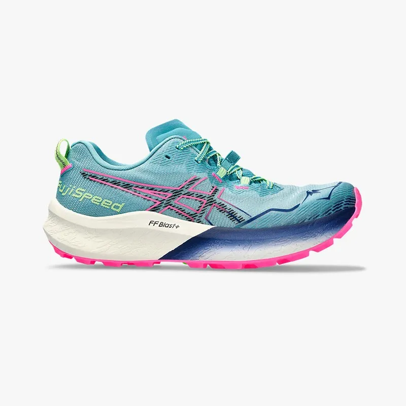 ASICS FUJISPEED 2 W AZUL/ROSA