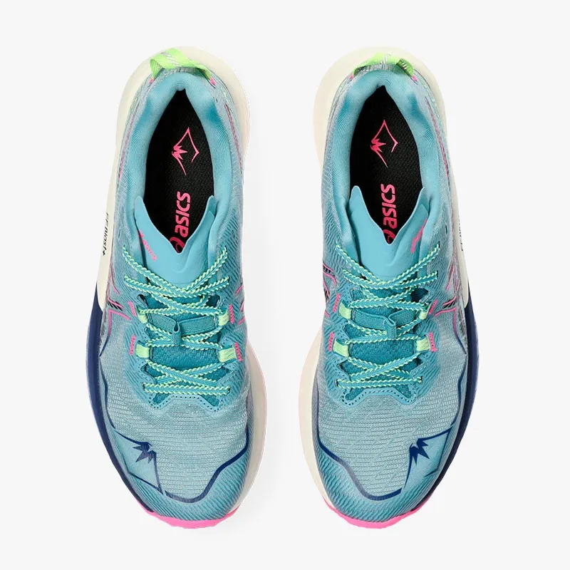 ASICS FUJISPEED 2 W AZUL/ROSA