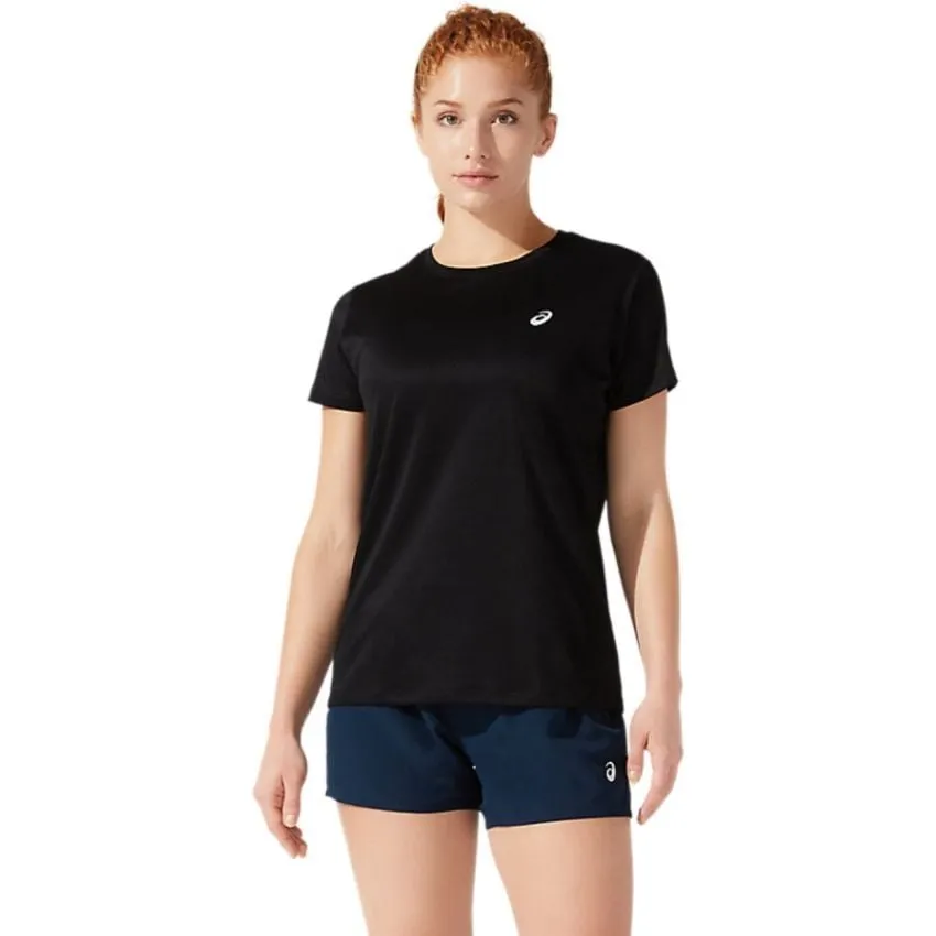 Asics Mujer Camisetas Core SS Top Negro 