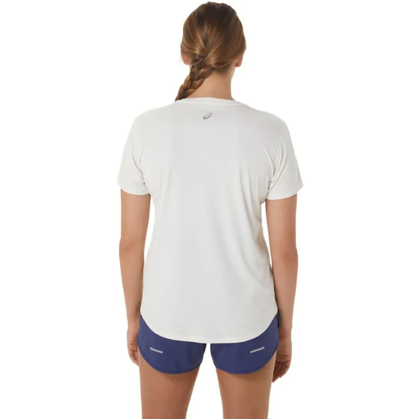 Asics Mujer Camisetas Nagino Graphic Run SS Top Blanco 
