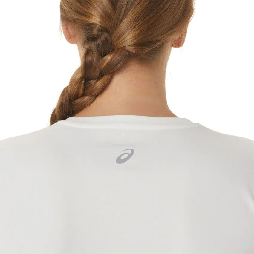 Asics Mujer Camisetas Nagino Graphic Run SS Top Blanco 