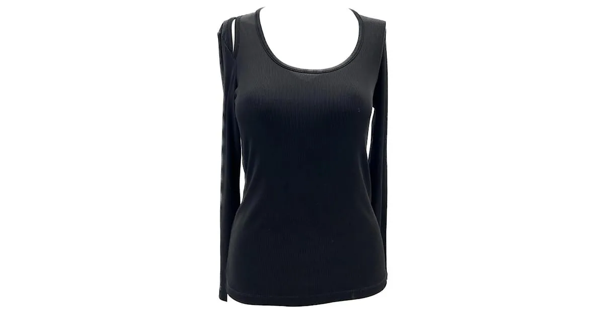 Autre Marque Camiseta BIRGITTE HERSKIND.Viscosa S Internacional Negro 