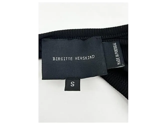 Autre Marque Camiseta BIRGITTE HERSKIND.Viscosa S Internacional Negro 