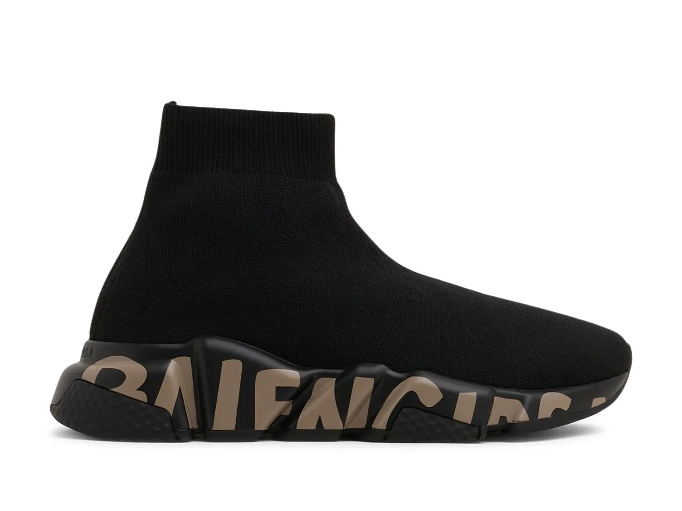 Balenciaga Speed Graffiti "Black Brown"