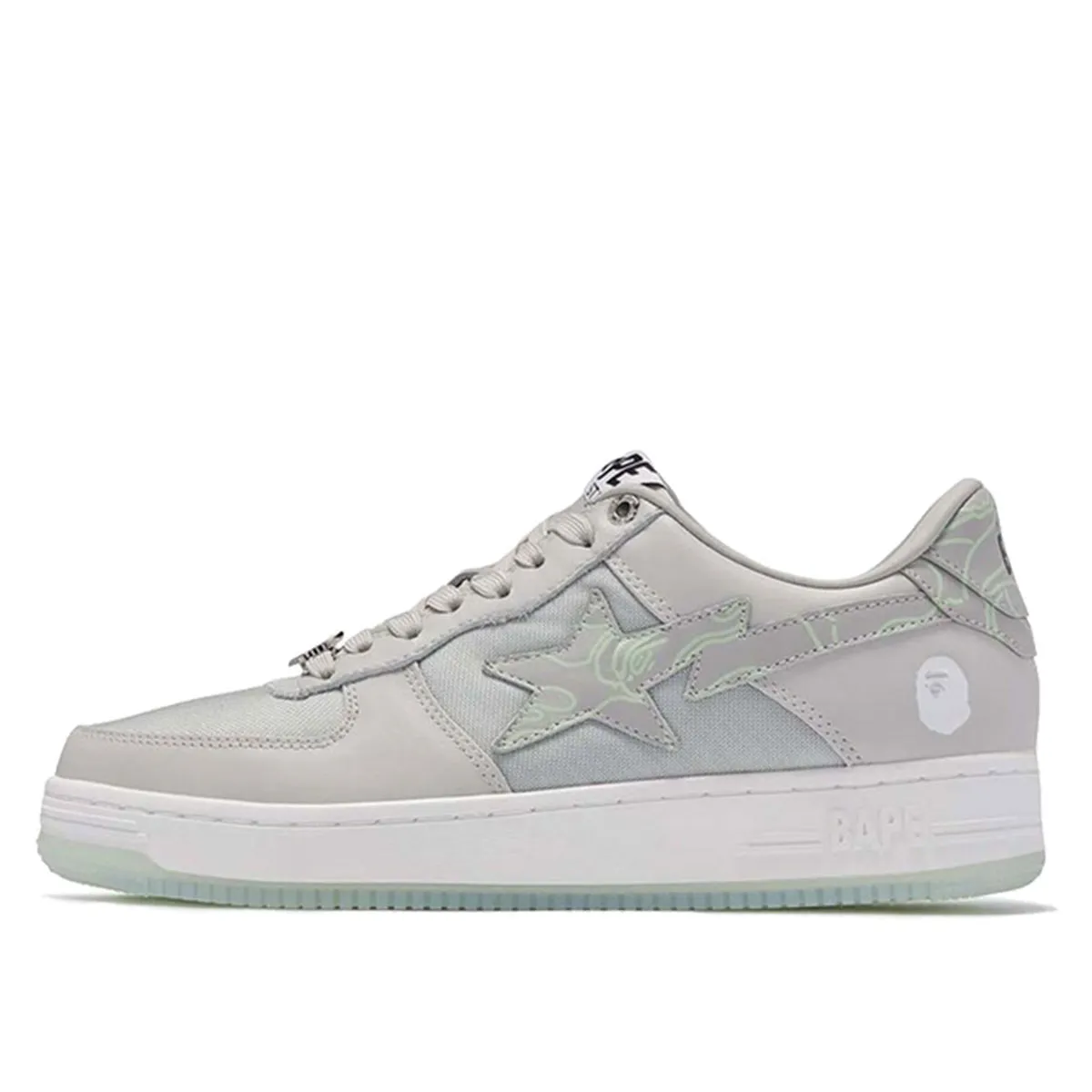 BAPE Bape Sta "Text Code Camo Grey"