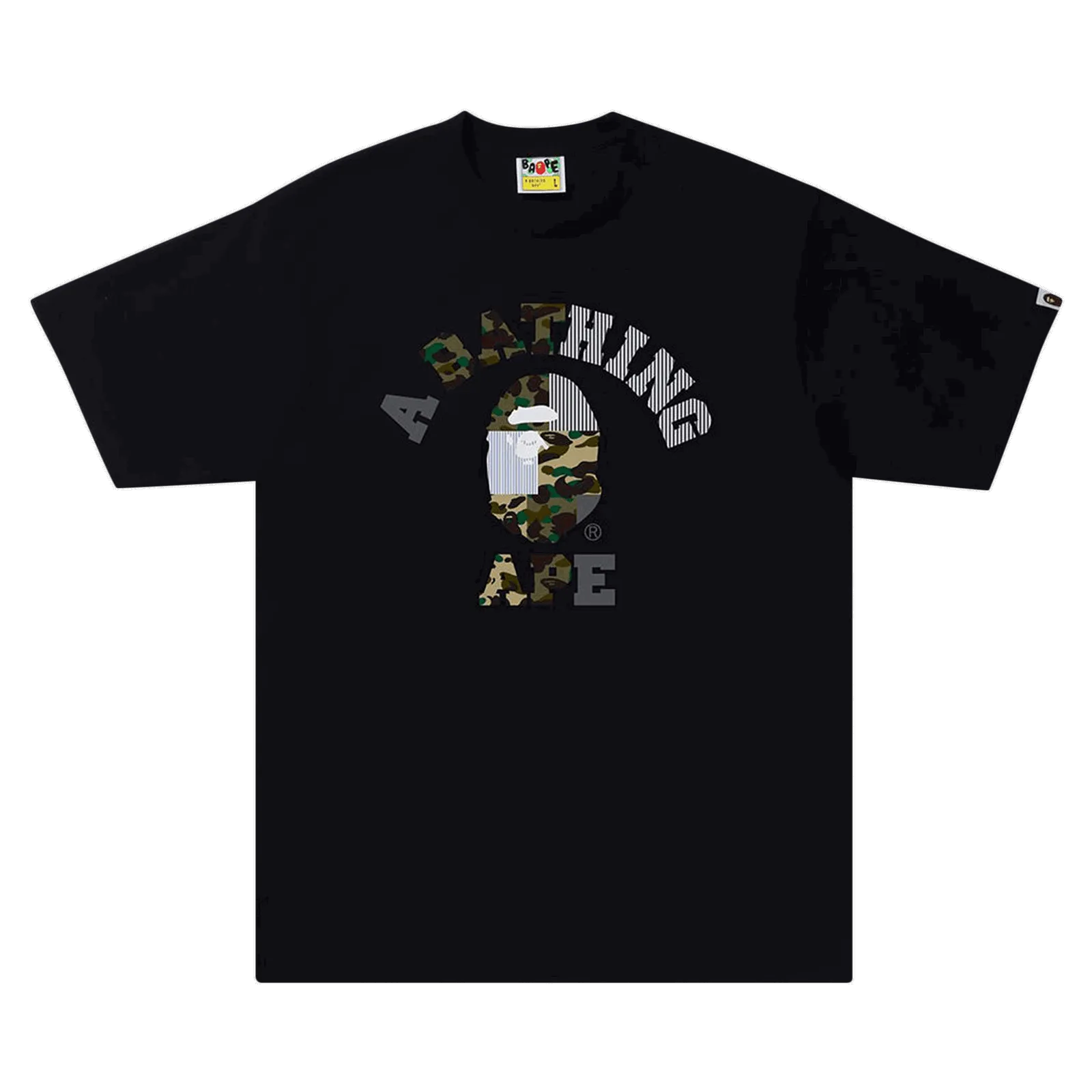 BAPE Military Crazy College Tee