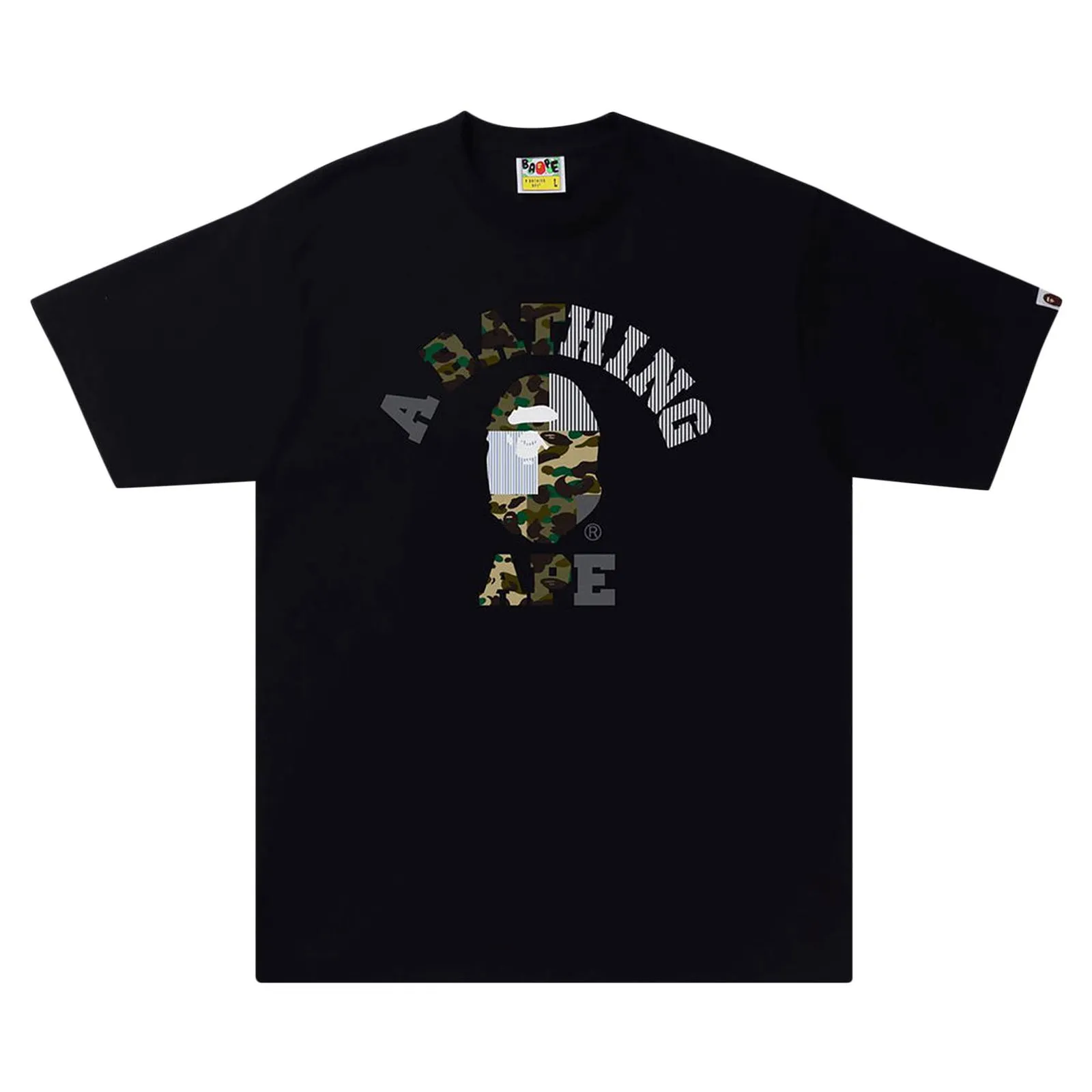 BAPE Military Crazy College Tee