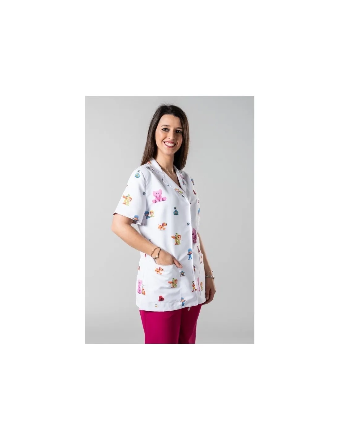 Bata corta sanitaria mujer Garys Pocoyo