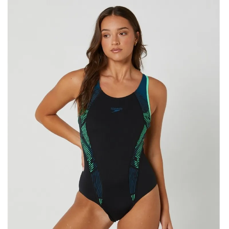 BAñADOR SPEEDO WOMENS PLACEMENT LANEBACK 800305416835