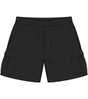 BERMUDA VANS RANGE ELASTIC WAIST CARGO SHORTBLACK