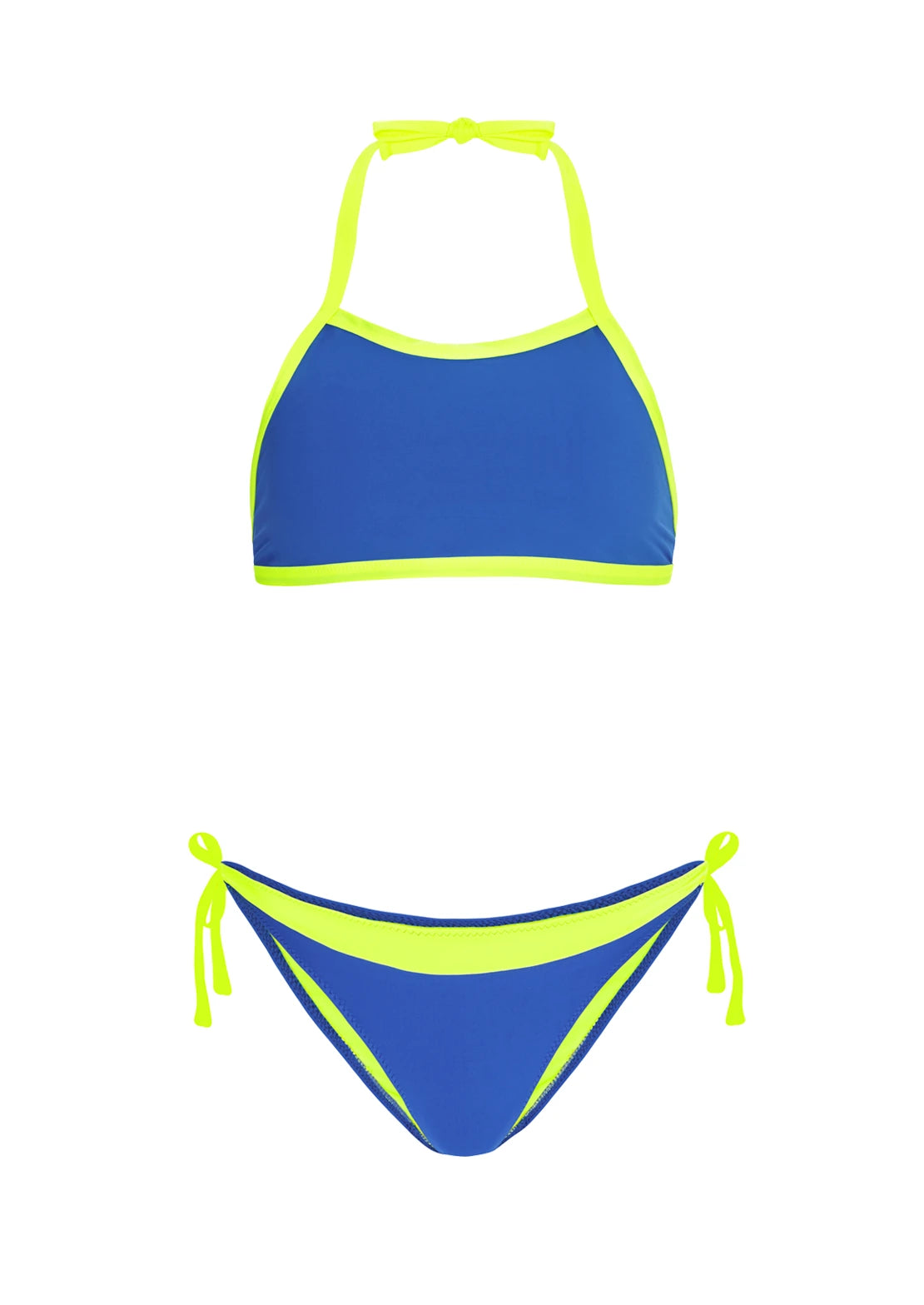 BIKINI HALTER AZUL