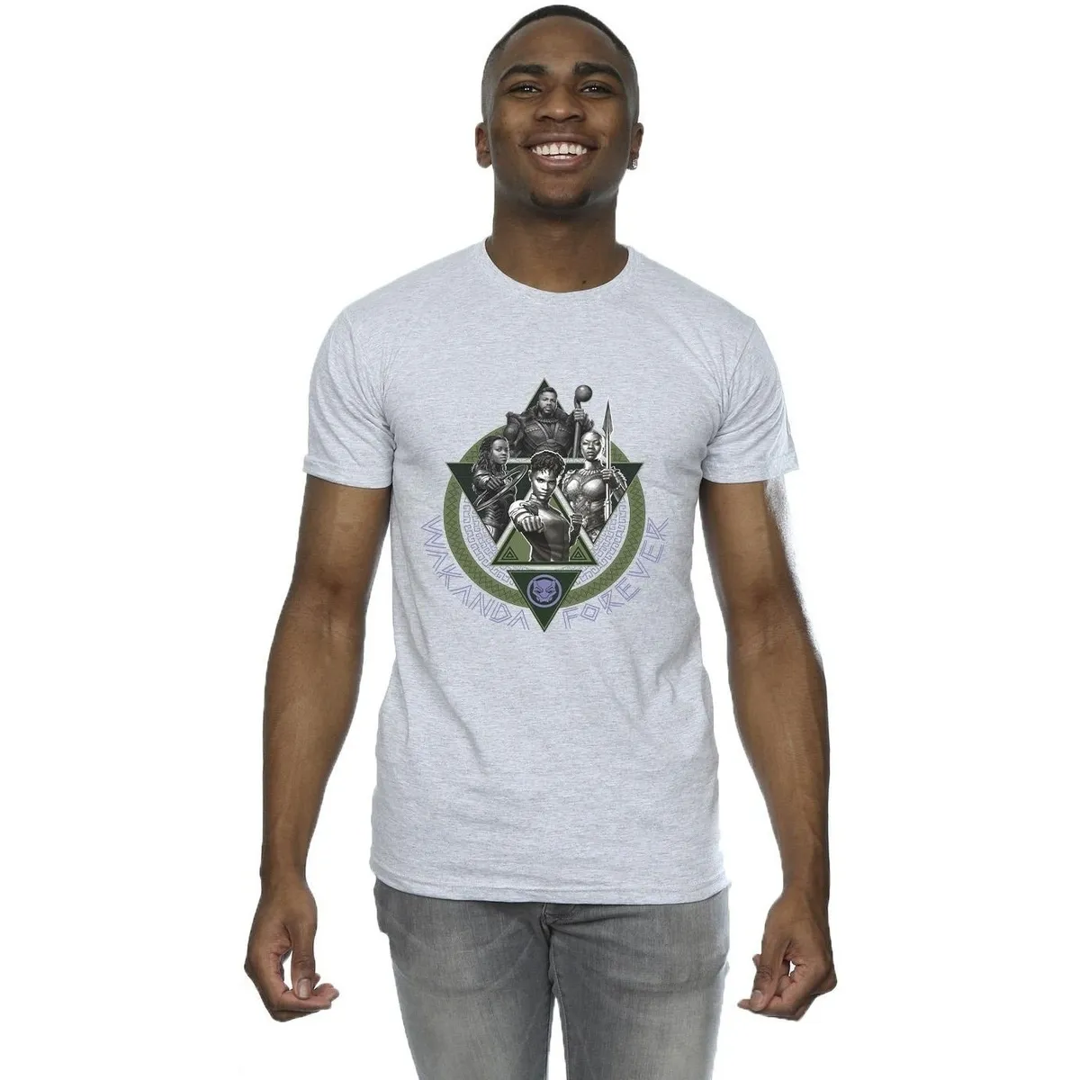 Black Panther Wakanda Forever Group Ring Pose