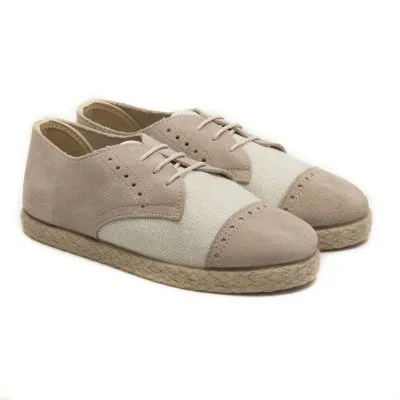 Blucher esparto niño beige chuches