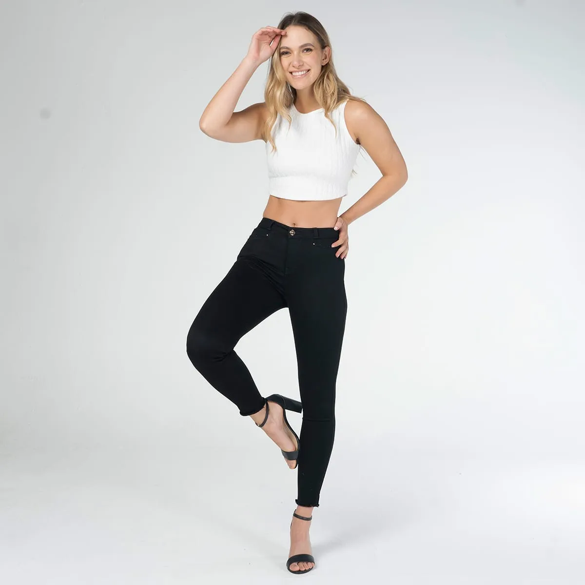 Blusa Crop Top Nuez